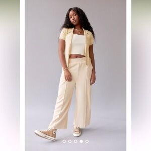 UO Drapey Corduroy Wide Leg Pant